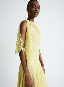 Lydia Dress | Yellow Lace