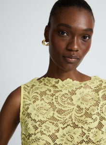 Luella Top | Yellow Lace