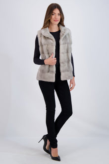 Mink Vest | Women | Sapphire