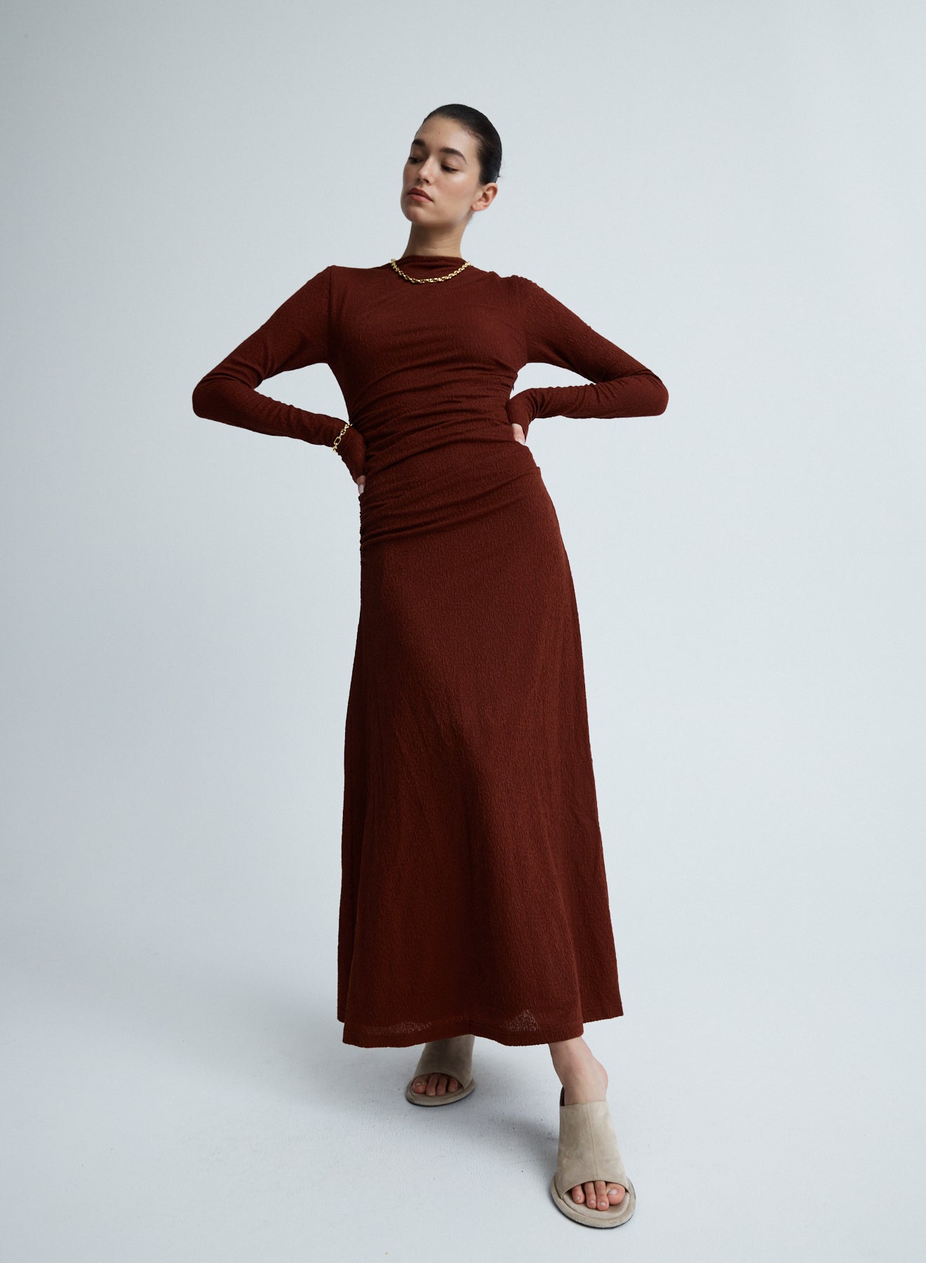 Harlow Dress | Burgundy