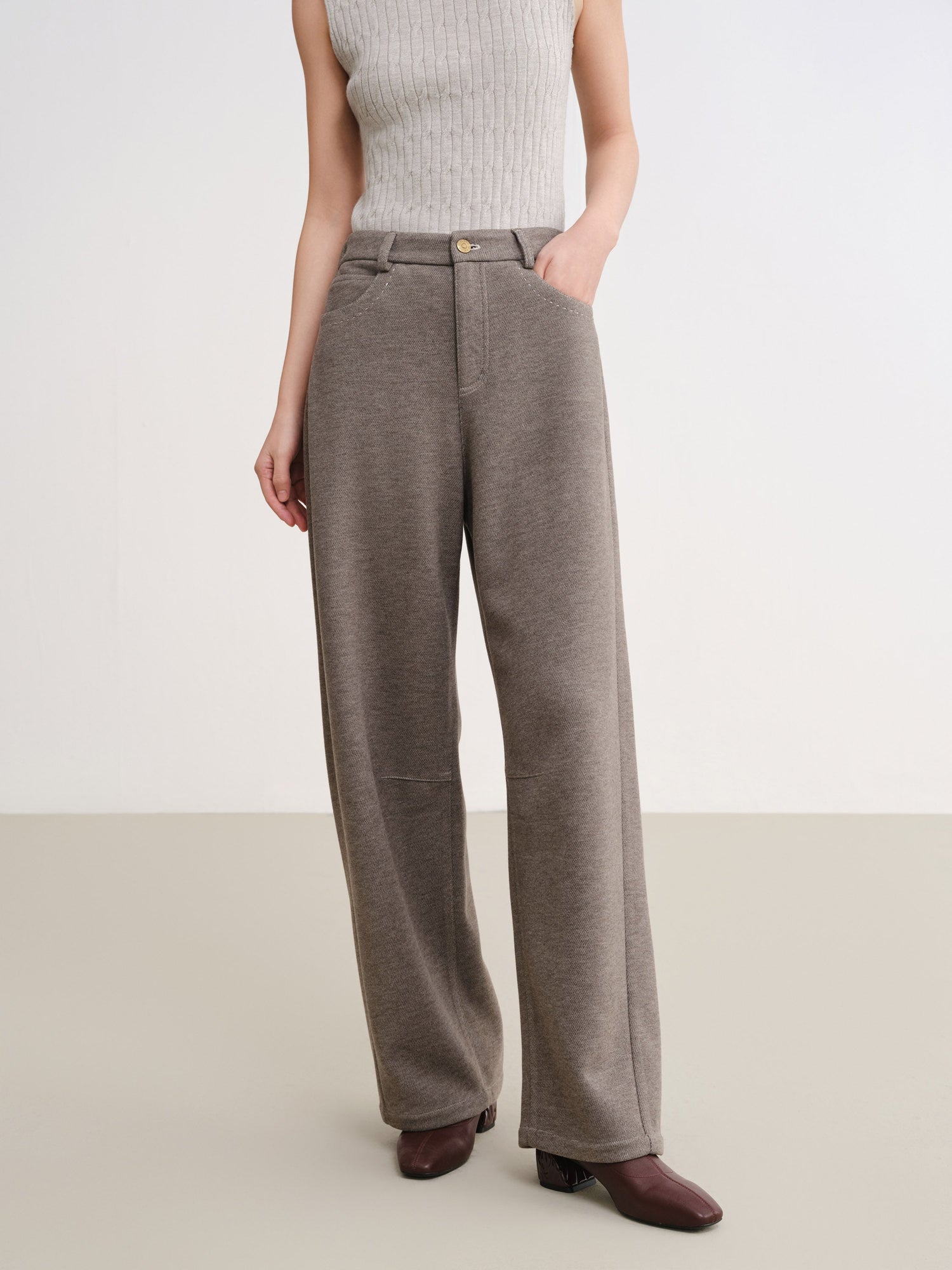 Wool Jeans | Green