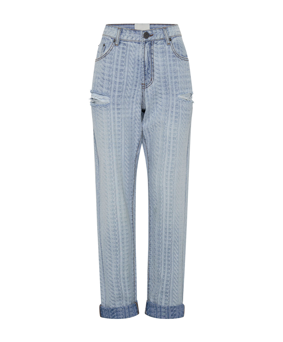 1982S High Waist Balloon Denim Jeans | Light Blue