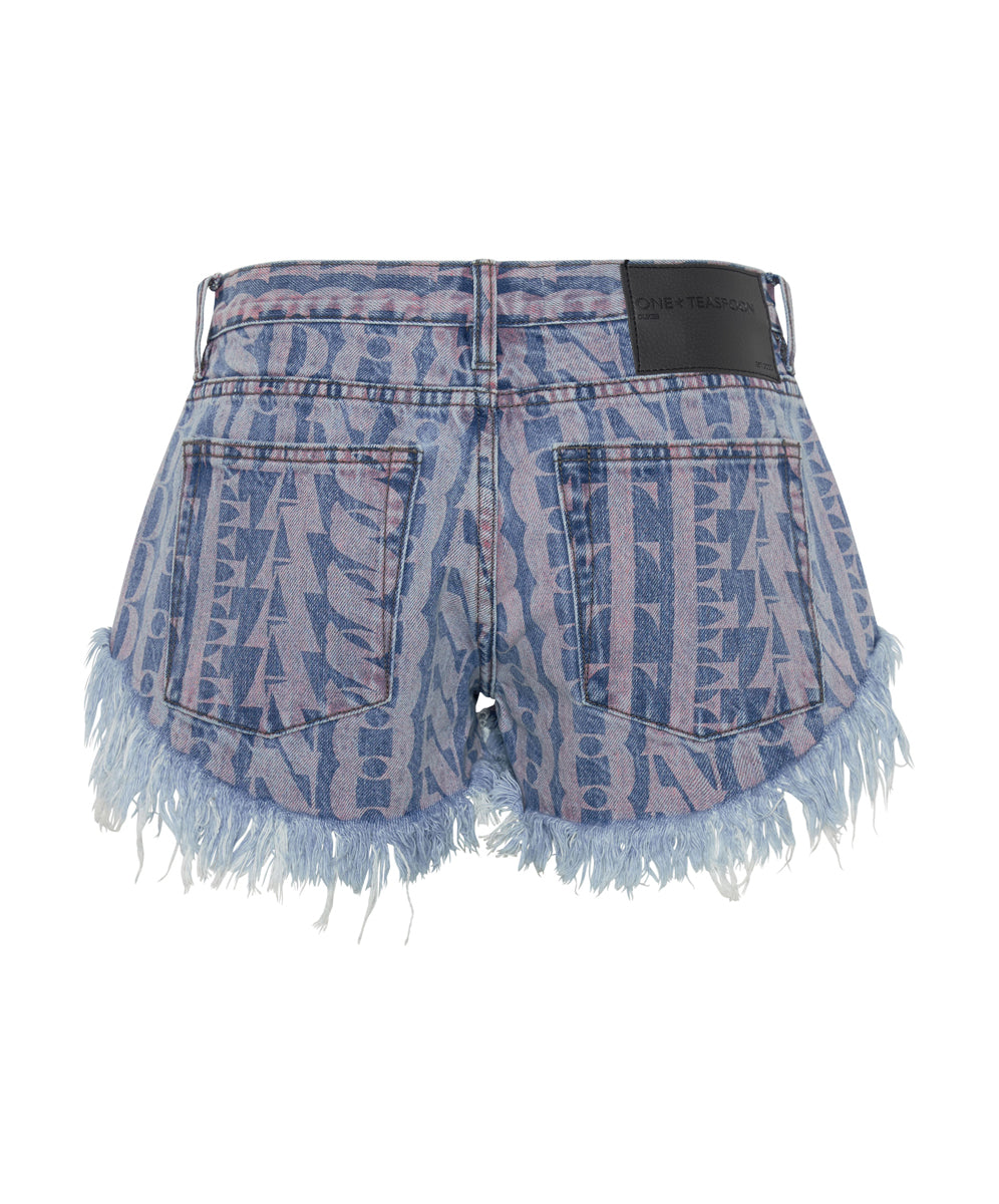 Dukes Low Waist Mini Denim Shorts | Pacifica