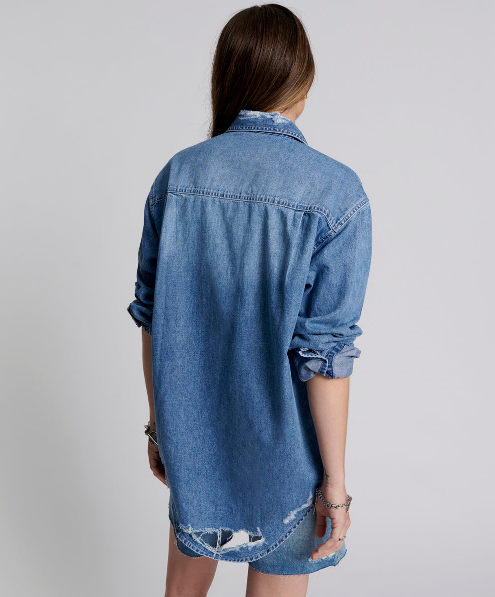 Western Denim Shirt | Pacifica