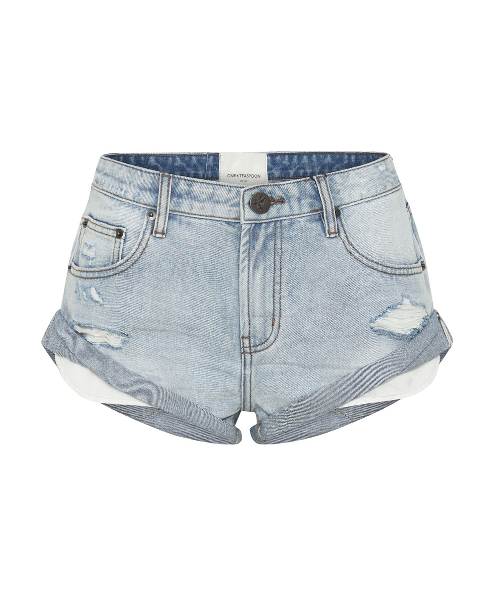 Bandits Low Waist Denim Shorts | Archived Blue Dream