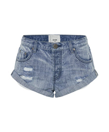 Bandits Low Waist Denim Shorts | Archived Fresh Blue