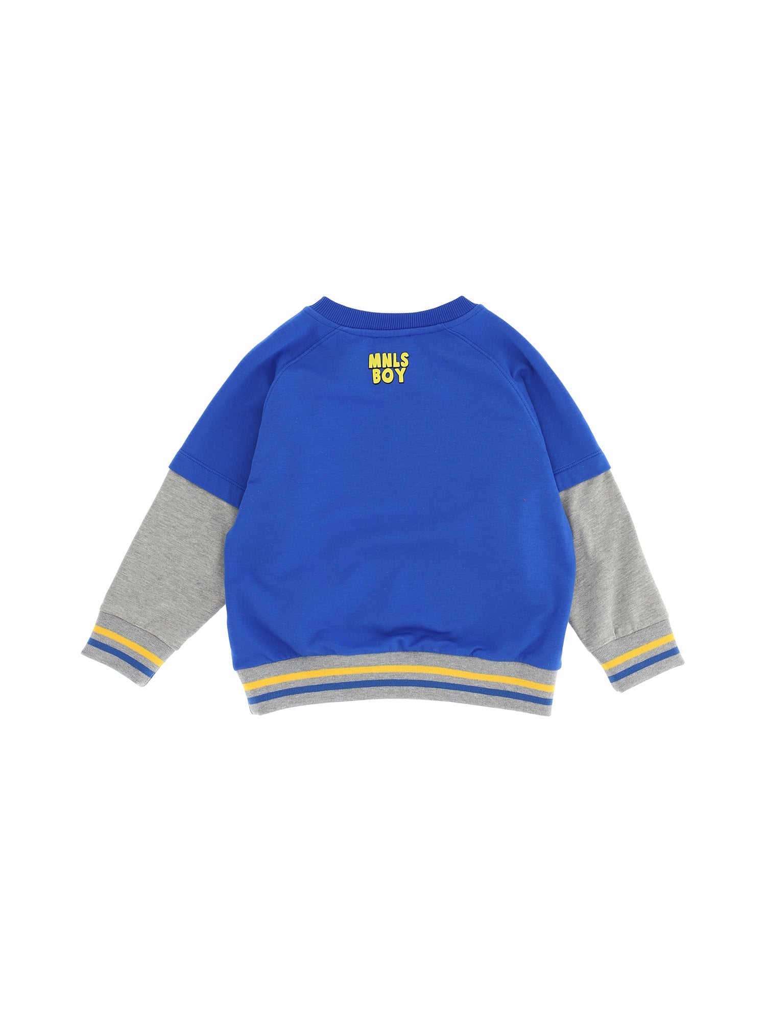 Boys | Johnny Bravo Double Sleeve Sweatshirt | Grey/Bluette