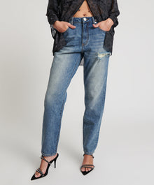 1982S High Waist Balloon Denim Jeans | Blue Love