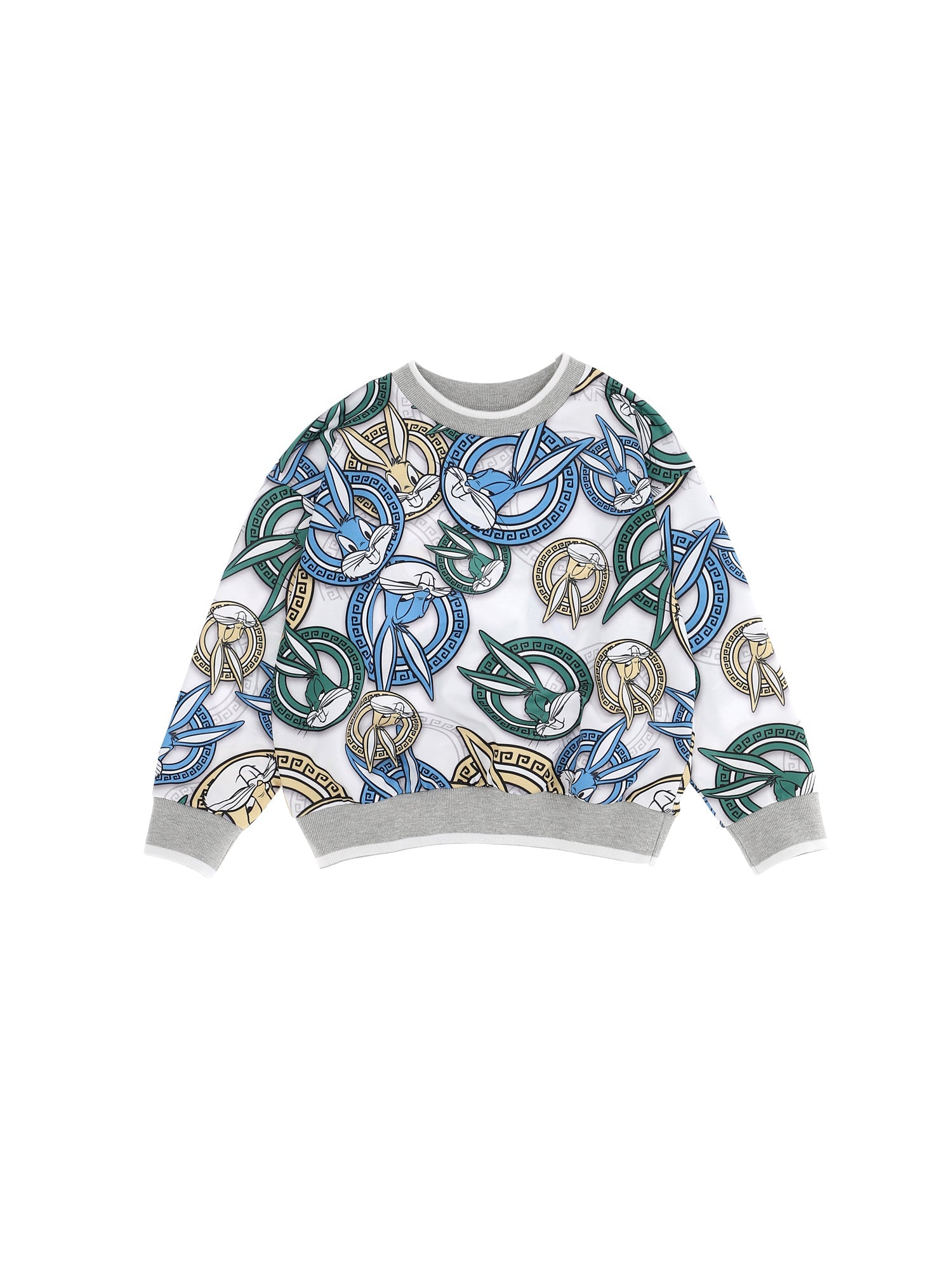 Boys | Bugs Bunny Sweatshirt With Ribbed Edging | White