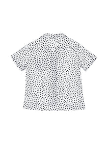 Boys | Muslin Shirt With Pocket | White/Black