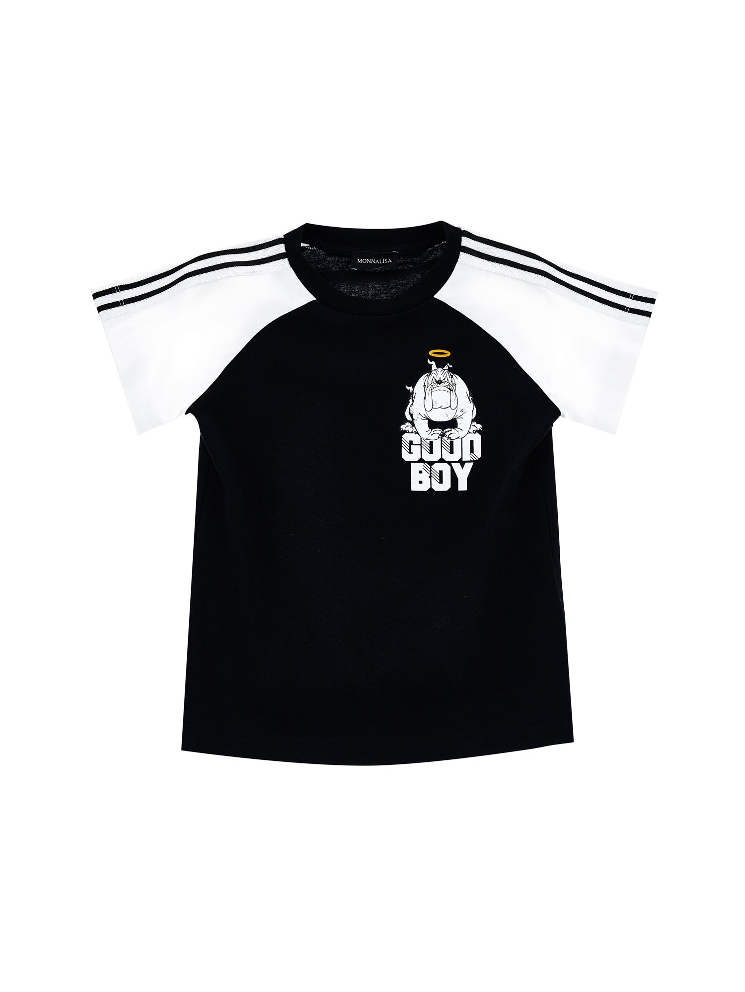 Boys | Spike Two-Tone T-Shirt | Black/White