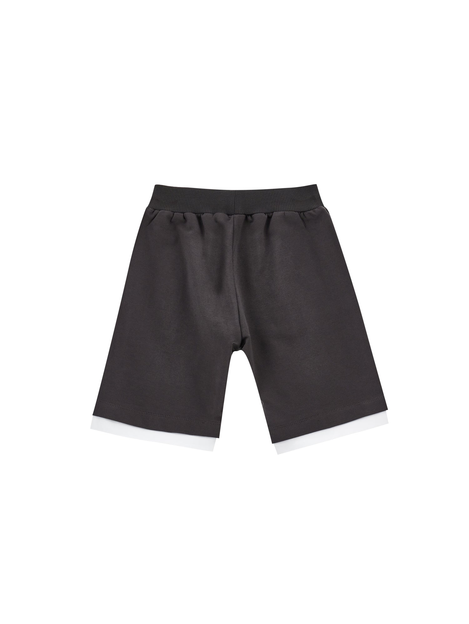 Boys | Fleece Bermuda Shorts With Studs | Anthracite Grey