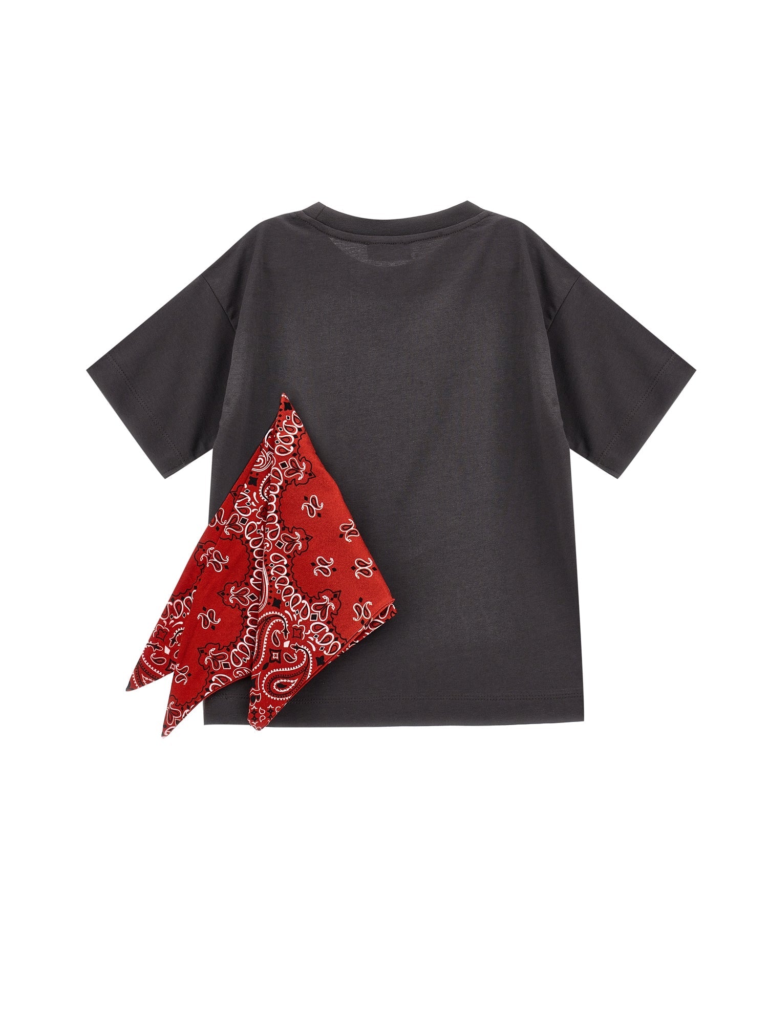 Boys | Mickey Jersey T-Shirt With Bandana | Anthracite Grey