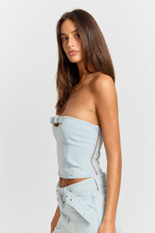 Ebony Bustier | Blue