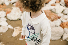 Unisex | Organic Cotton Intarsia-Knit Pullover | Vild Lab No. 12 - Earth Rocks! Print
