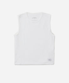 White | Martha Muscle Tank Top