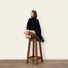 Womens | Ellie Chunky Cashmere Turtleneck | Black