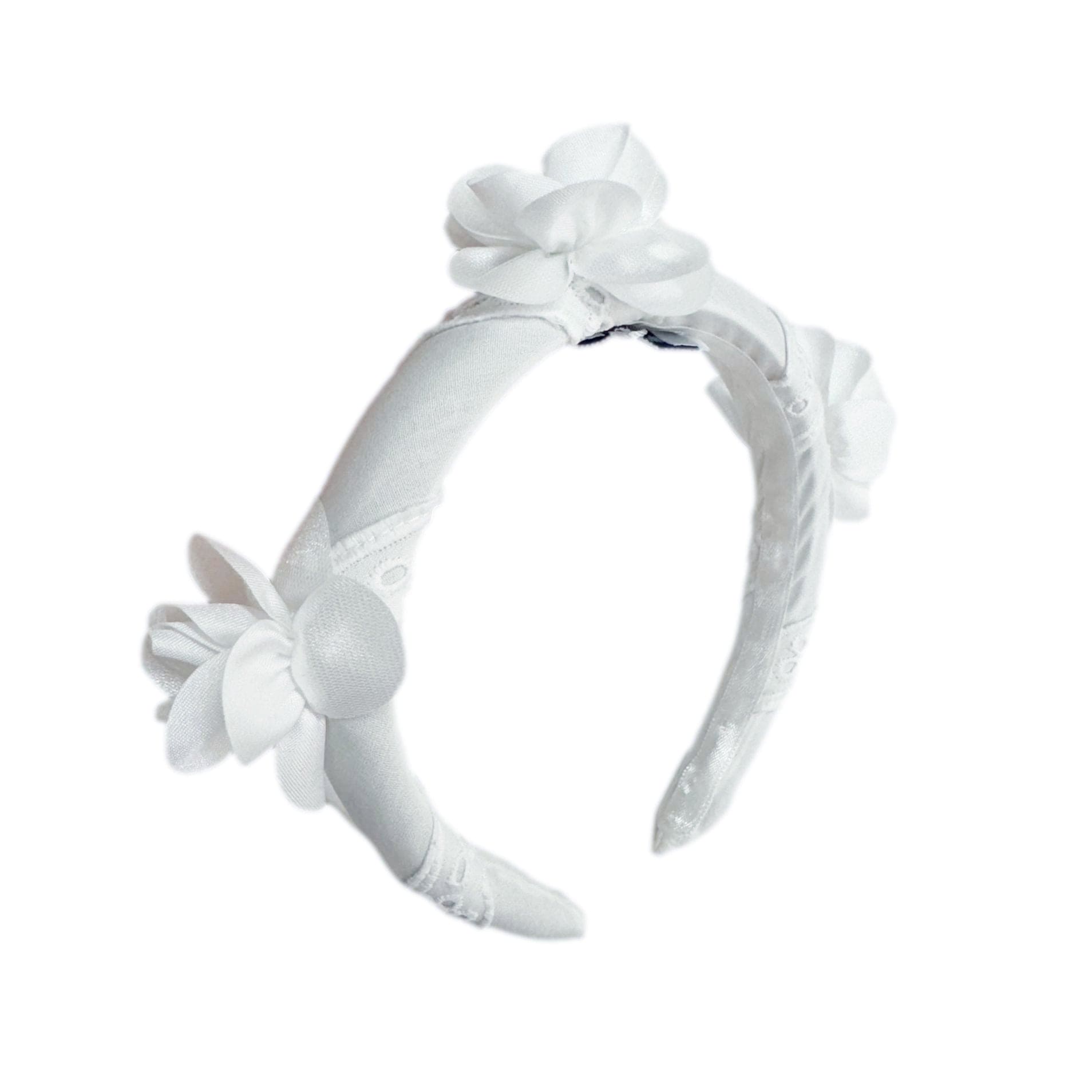 Blanca White Flower Headband | White