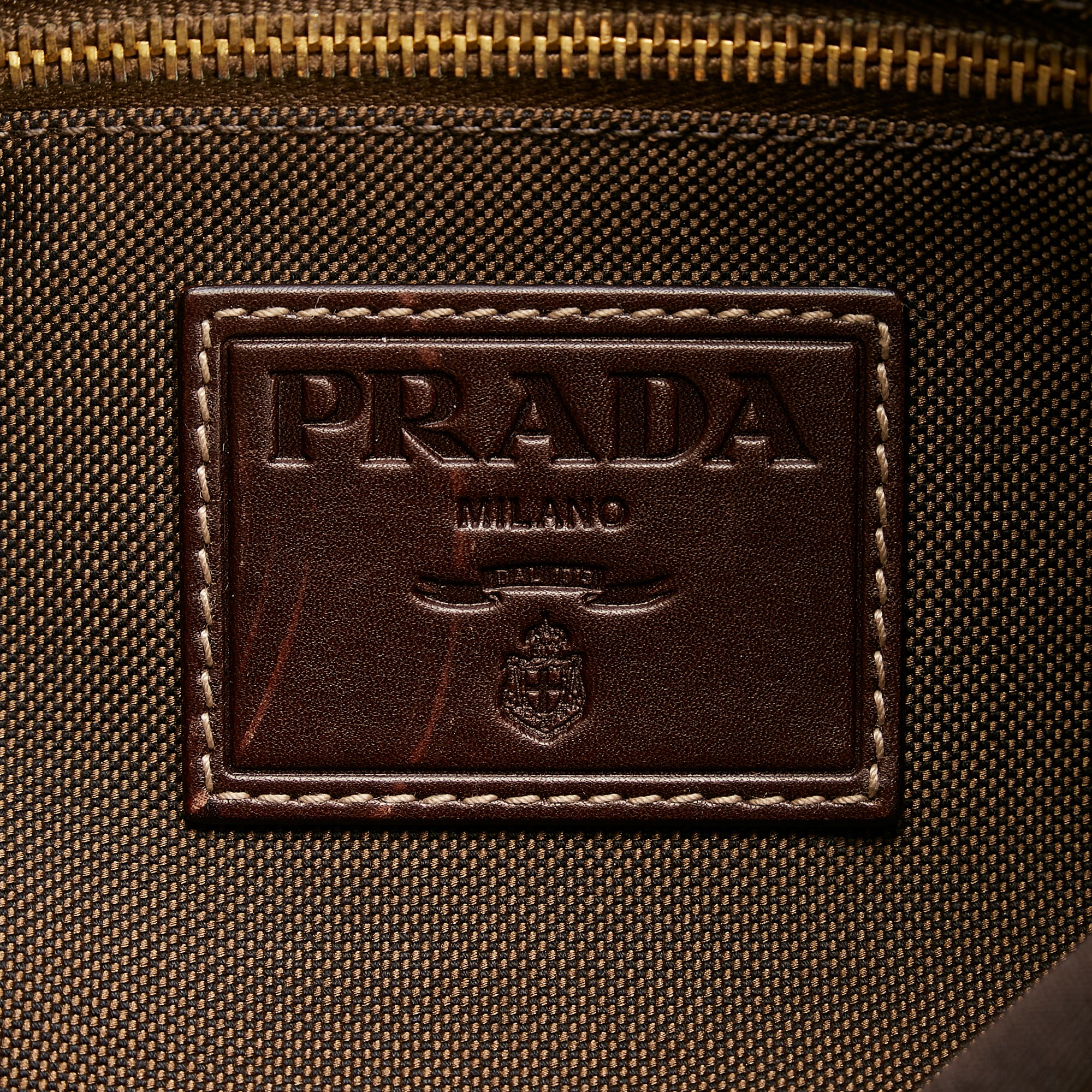 Prada Pre-Owned Canapa Logo Crossbody | Women | Brown