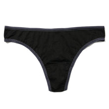 Movecalm Natural Rise Thong | Black x Granite