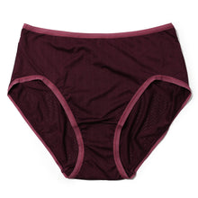 Movecalm High Waist Brief | Dreid Cherry/Damson Plum