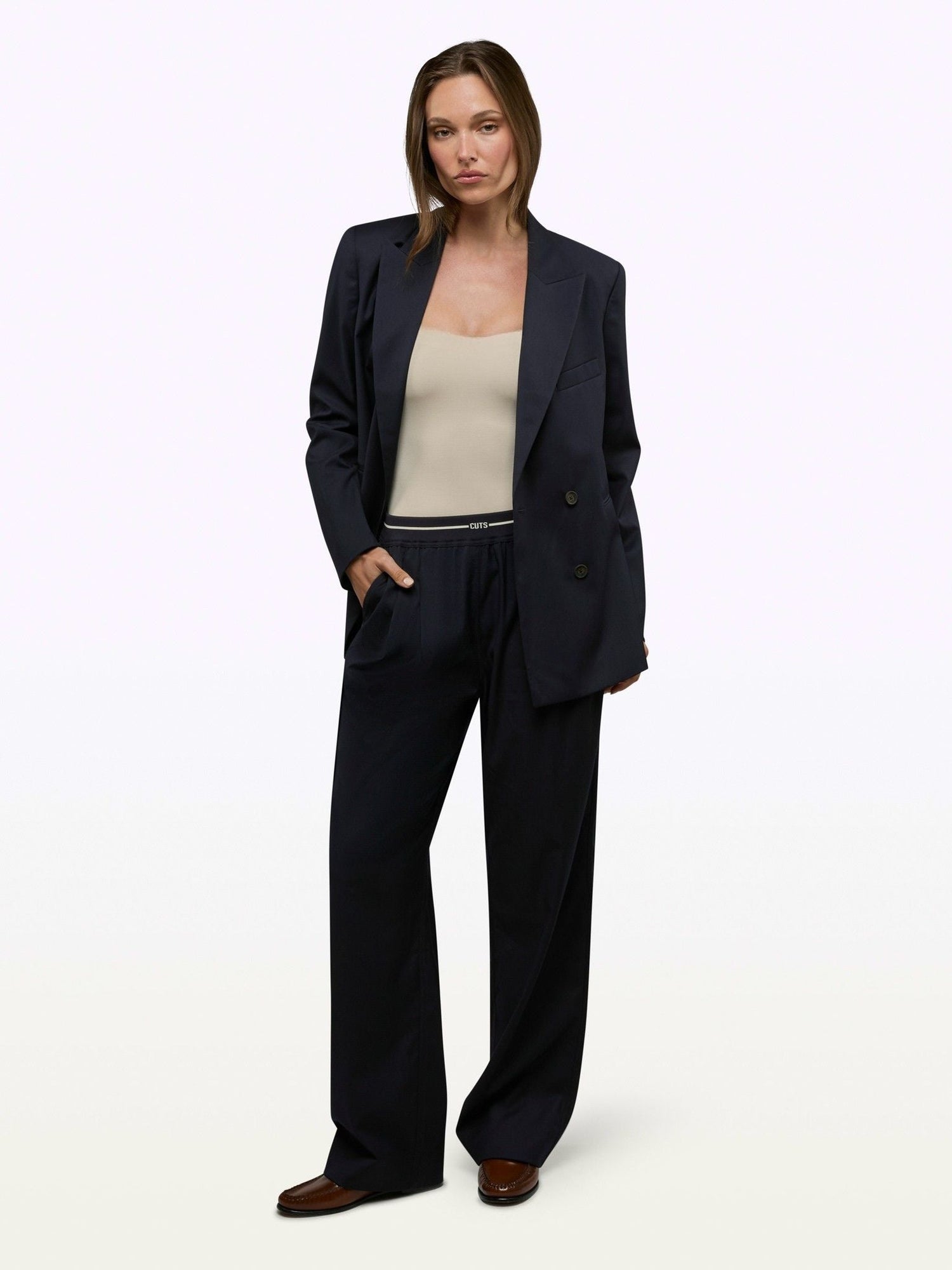 Womens | Soho Relaxed-Fit Blazer | Marine Navy