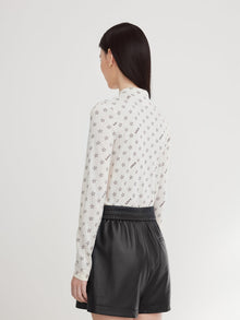 Wool Jacquard Sweater | Beige