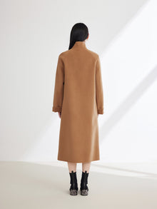 Wool Cashmere Coat | Camel