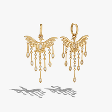 Awe Inspired Earrings [WIP] Chandelier Phoenix Drop Earrings