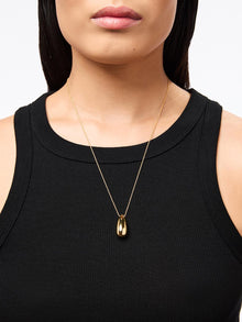 Soren Pendant Necklace | 14K Gold on Brass