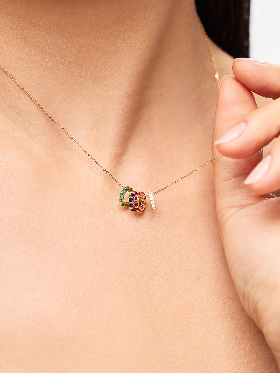 Ruby Zeno Charm | 10K Solid Gold | Ruby