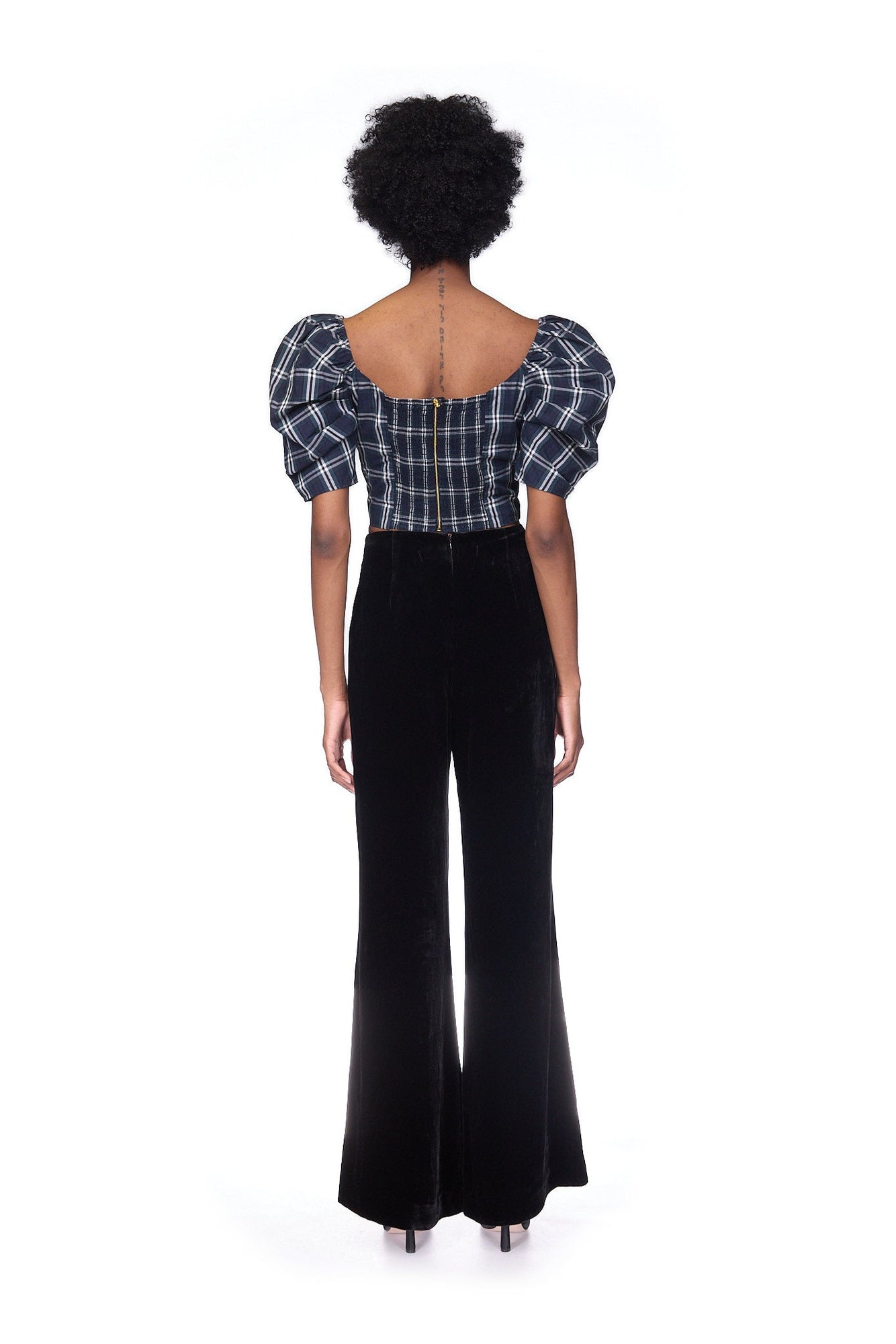 Sara Top | Plaid
