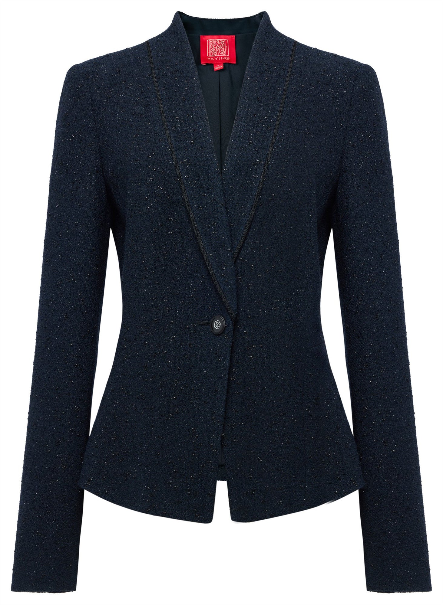 Wool Tweed Blazer | Black