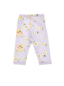 Girls | Rapunzel Jersey Leggings | Wisteria
