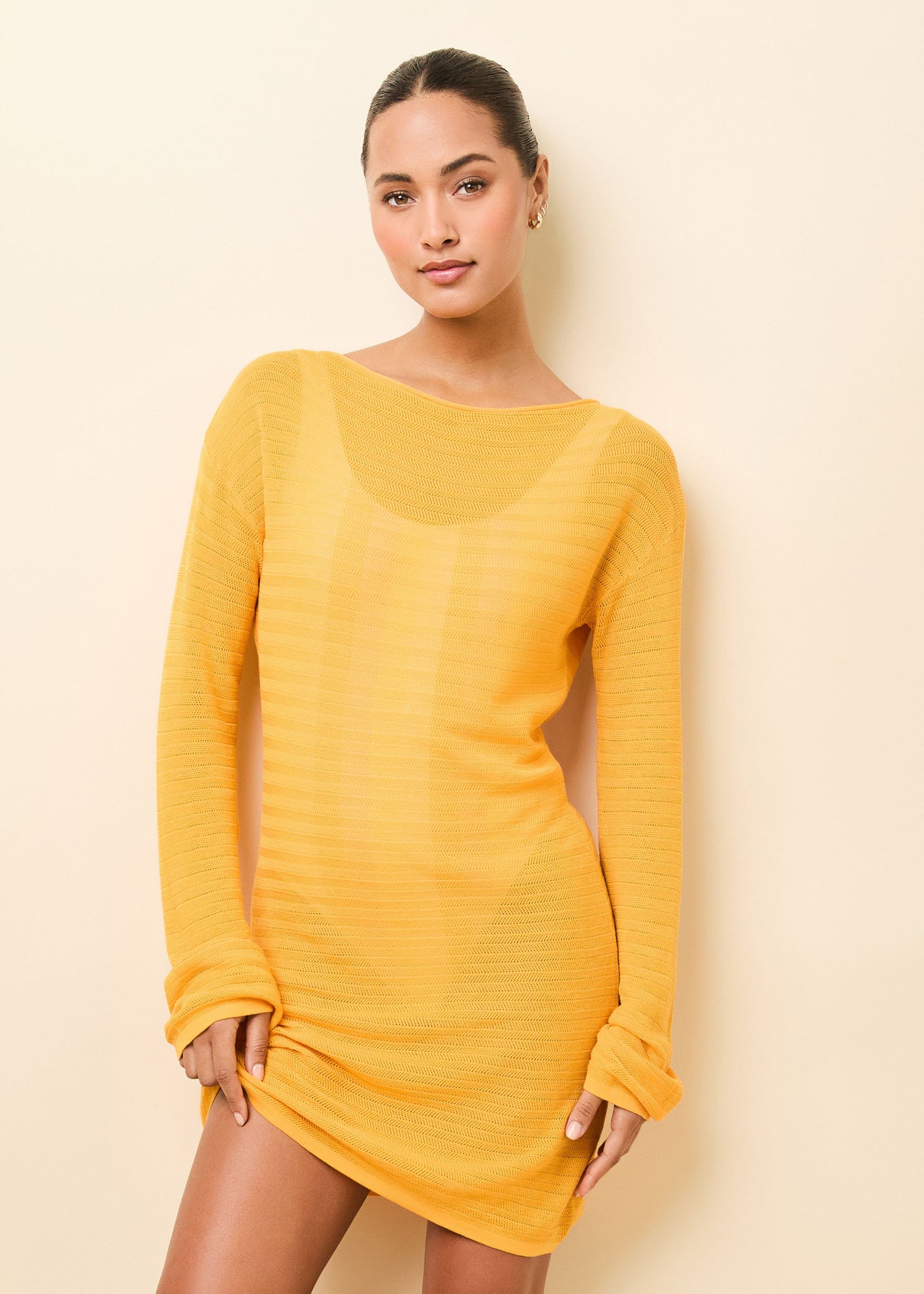 Nicki Dress Mango - Solid & Striped