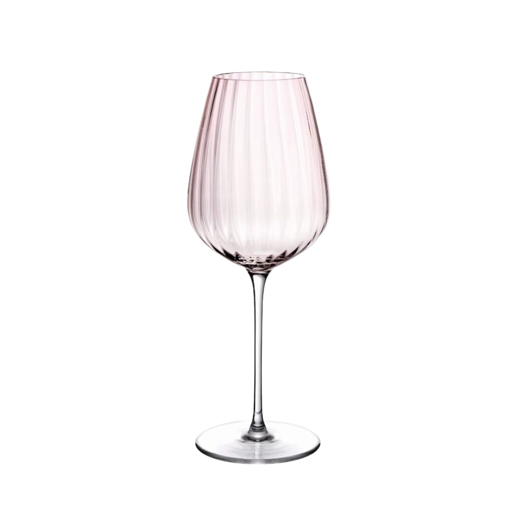 Round Up White Wine Glasses | Dusty Rose | Set of 2