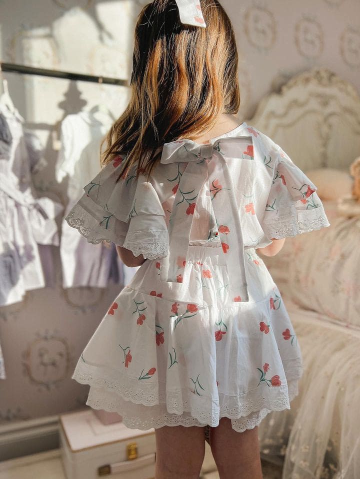 Tulip Cotton Blouse and Shorts Set | Tulip