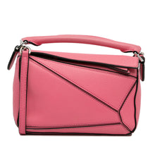 Loewe | Pre-Owned Mini Calfskin Puzzle Satchel | Pink