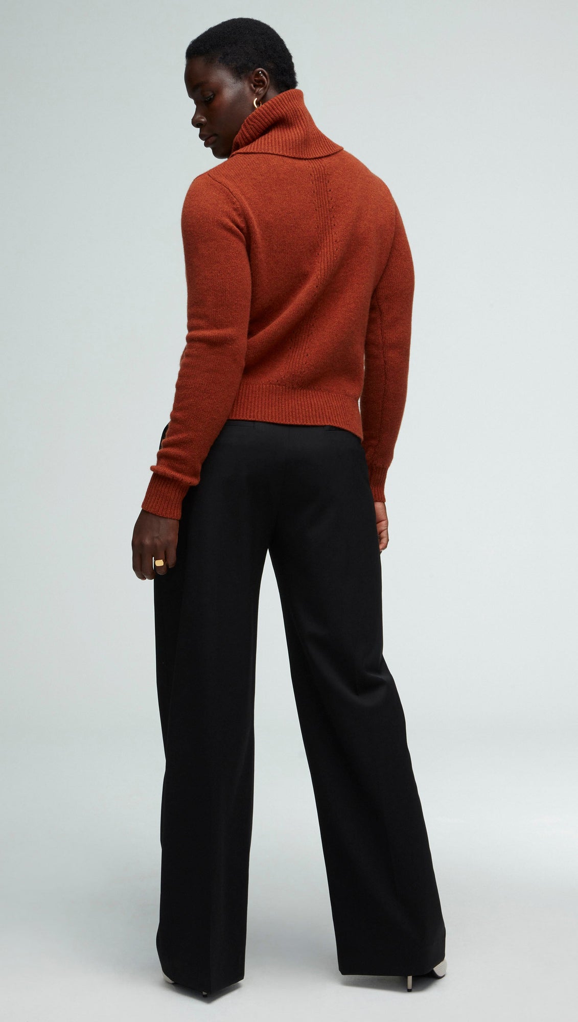 Chunky Turtleneck in Wool-Cashmere | Auburn