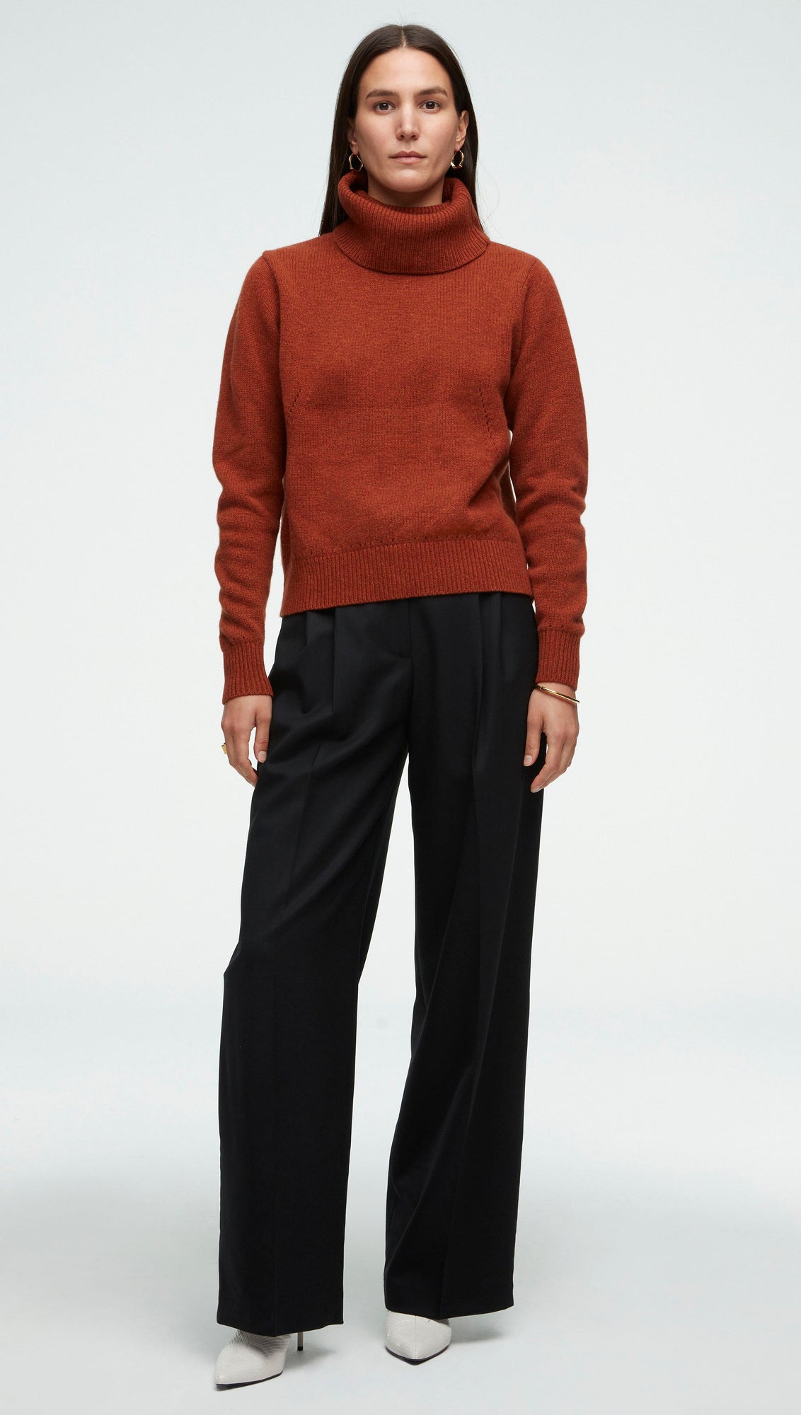 Chunky Turtleneck in Wool-Cashmere | Auburn