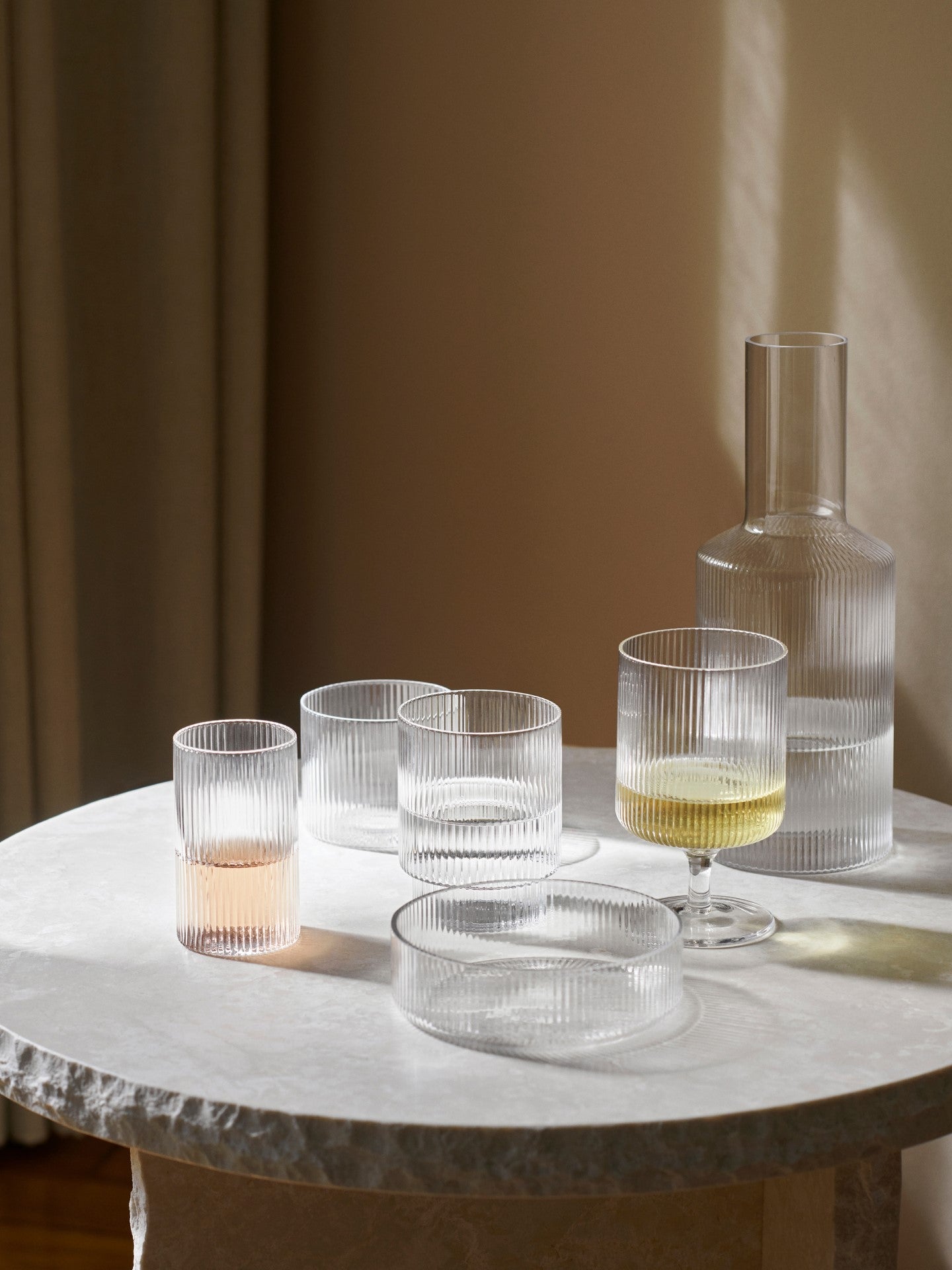 Ripple Glasses | Set of 4 | Clear