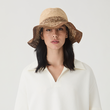 Lourdes Fedora | Camel/Chocolate