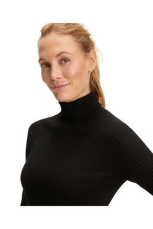 Women | SK Roll Neck Pullover | Black