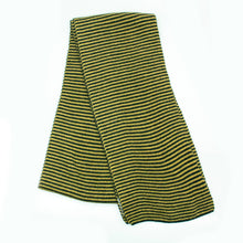 Striped Scarf | Green/Mustard