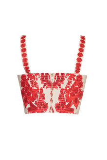 Helena Top | Fiore Red