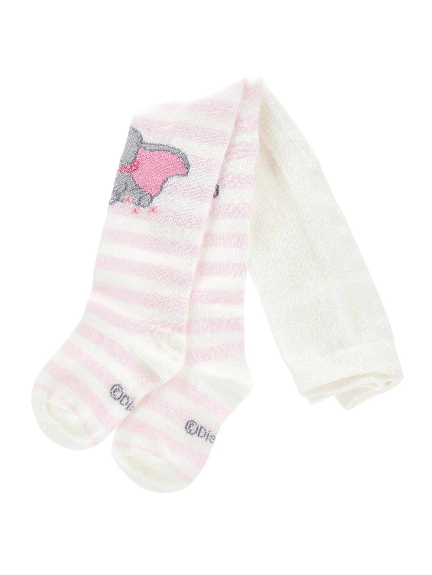 Girls | Dumbo Cotton Tights | Cream/FairyTale