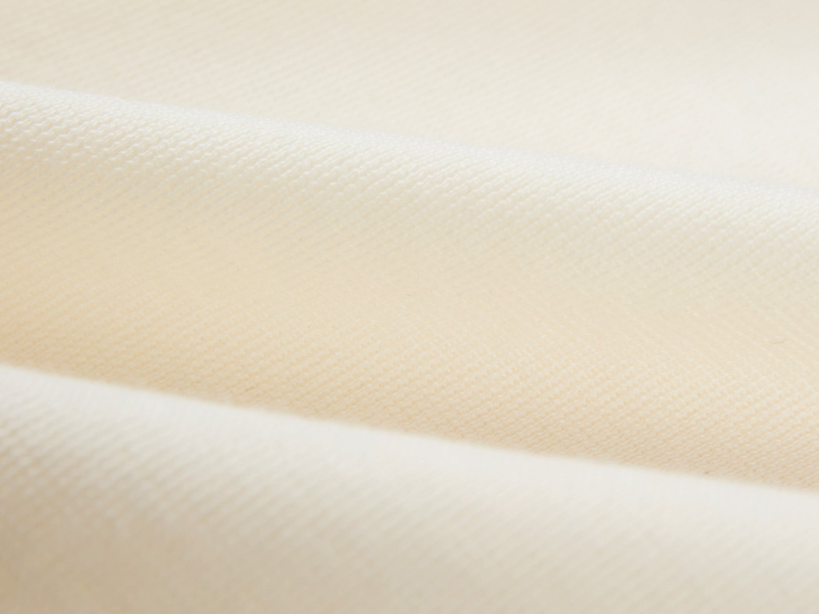 Wool Round Neck Knit Top | White