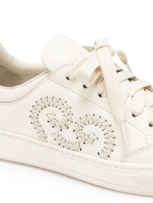 Woven Lucky Shoes | White/White
