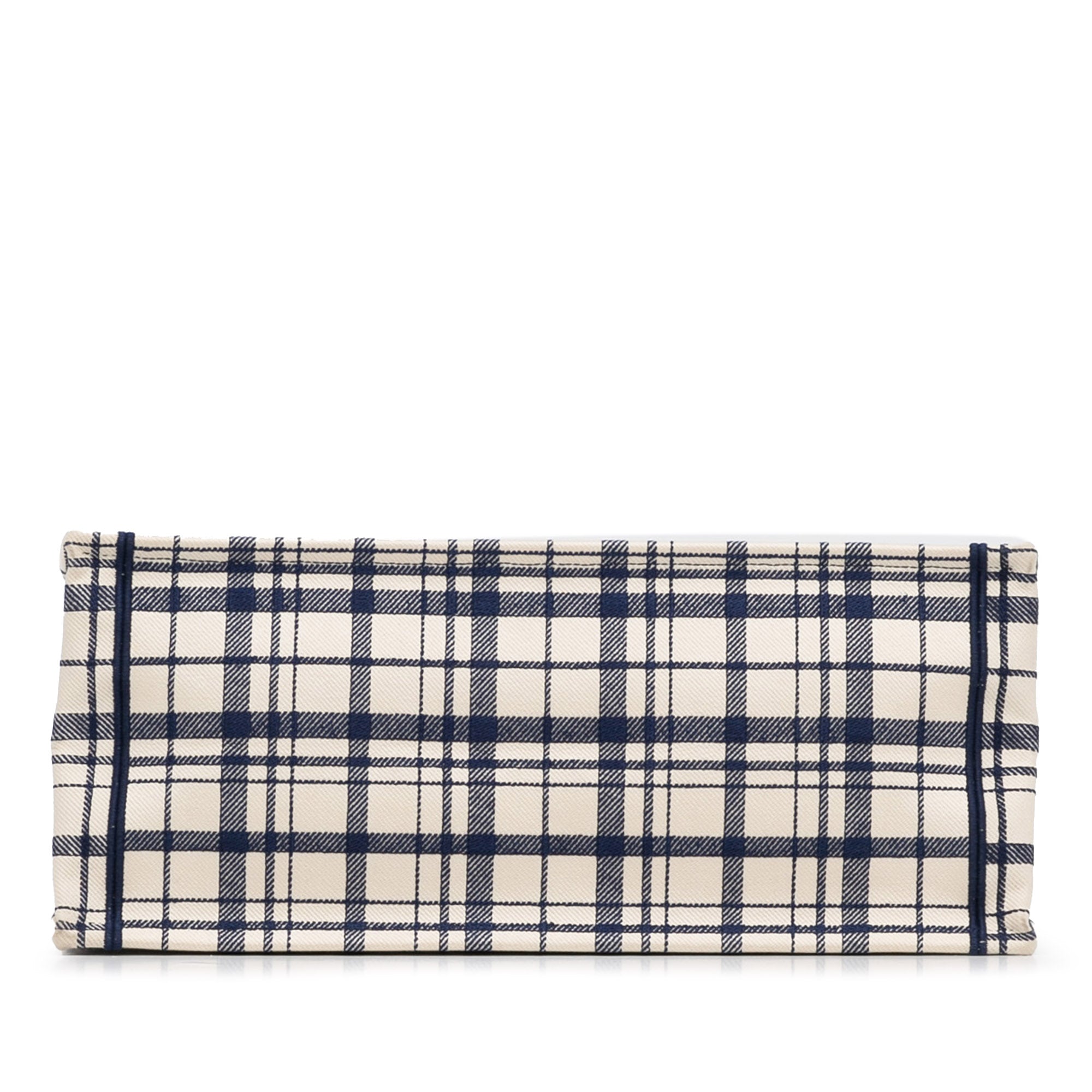 Dior | Pre-Owned Large Check n Book Tote | Blue