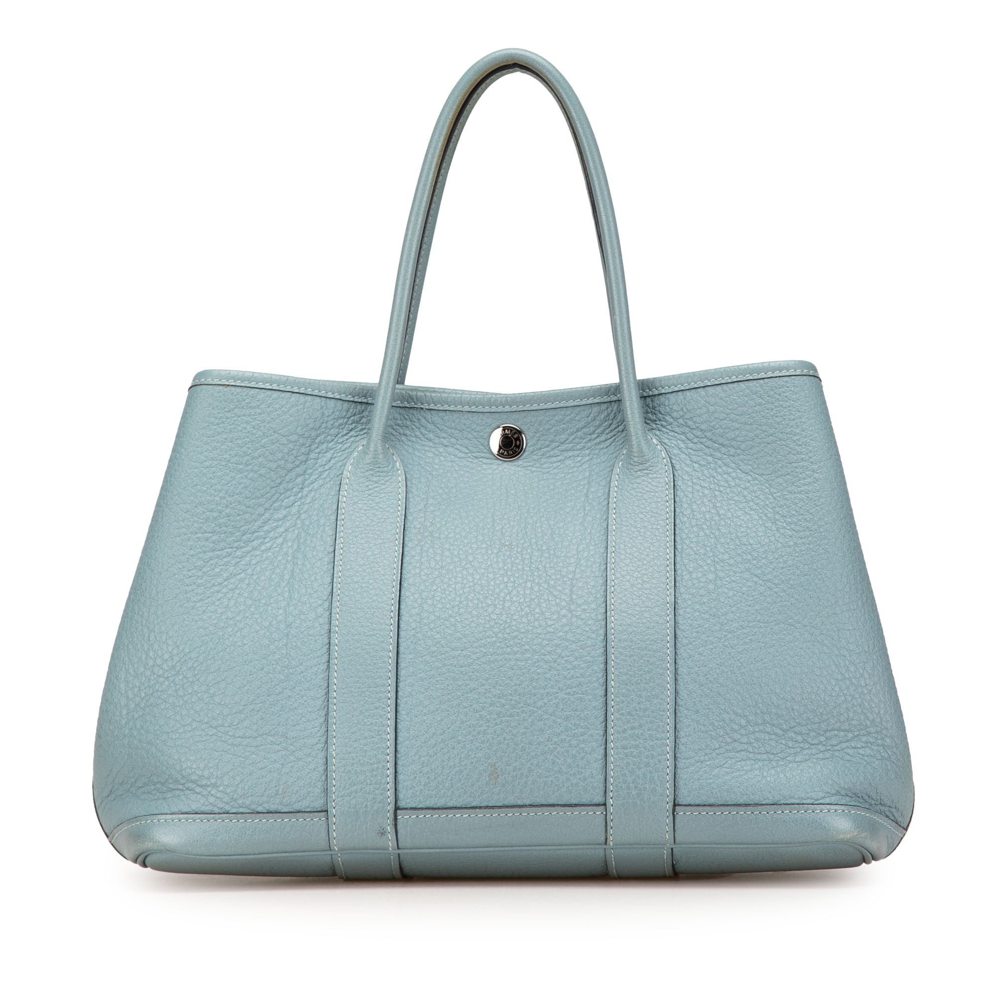 Hermes | Pre-Owned Negonda Garden Party 30 | Blue/Light Blue